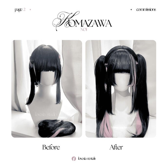 tier 2 — washed, crimped, detangled, fringe trim, & refined shape